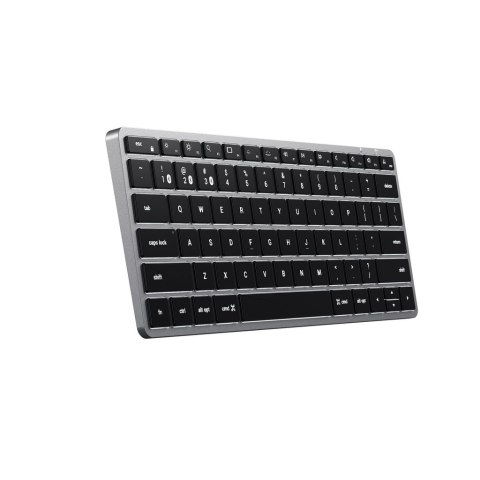 Klawiatura Satechi Slim X1 - klawiatura Bluetooth do trzech urządzeń USB-C US (space gray) No name