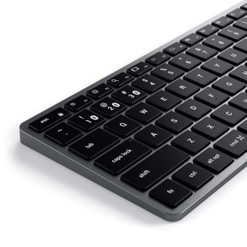 Klawiatura Satechi Slim X1 - klawiatura Bluetooth do trzech urządzeń USB-C US (space gray) No name