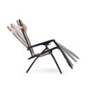 Leżak fotel ogrodowy plażowy regulowane oparcie ZERO GRAVITY MultiGarden - beżowy MultiGarden