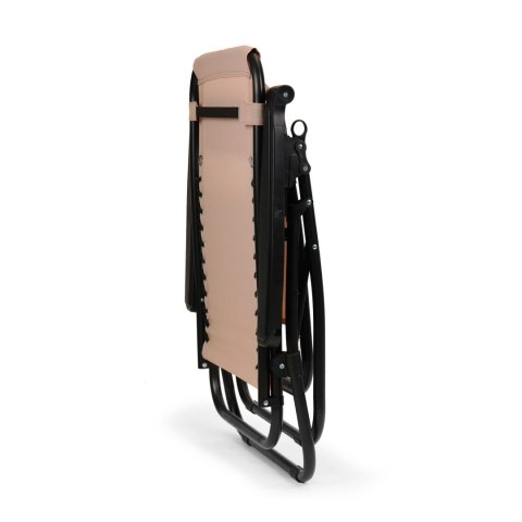 Leżak fotel ogrodowy plażowy regulowane oparcie ZERO GRAVITY MultiGarden - beżowy MultiGarden