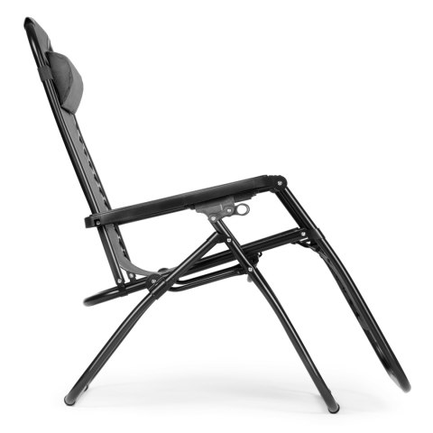 Leżak fotel ogrodowy plażowy regulowane oparcie ZERO GRAVITY MultiGarden - szary MultiGarden