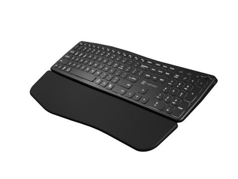 NATEC PORIFERA klawiatura Dom/Biuro Bluetooth QWERTY Amerykański międzynarodowy Czarny NATEC