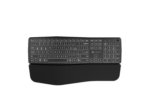 NATEC PORIFERA klawiatura Dom/Biuro Bluetooth QWERTY Amerykański międzynarodowy Czarny NATEC
