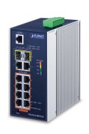 PLANET IGS-4215-8P2T2S łącza sieciowe Zarządzany L2/L4 Gigabit Ethernet (10/100/1000) Obsługa PoE Niebieski, Srebrny Planet