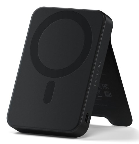 Powerbank Satechi OntheGo Powerbank 10K - magnetyczny powerbank z podstawką 10k mAh kompatybilny z MagSafe i Qi2 (black) No name