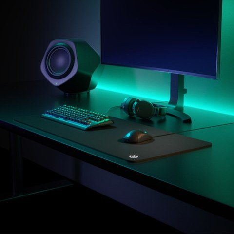 Steelseries podkładka pod mysz QcK XXL 900x400x4mm (miękka tkanina czarna) SteelSeries