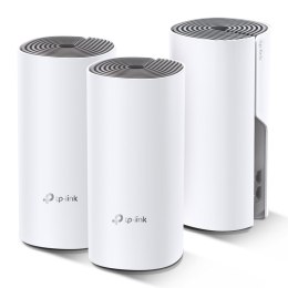 TP-Link Deco E4 (3-pack) Dual-band (2.4 GHz/5 GHz) Wi-Fi 5 (802.11ac) Biały, Szary 2 Wewnętrzne TP-LINK