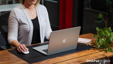 Twelve South DeskPad vegan leather - podkładka na biurko ze skóry wegańskiej (black) No name