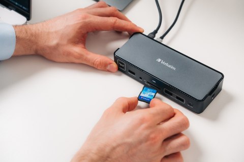 Verbatim CDS-15 Przewodowa USB 3.2 Gen 1 (3.1 Gen 1) Type-C Czarny, Szary Verbatim