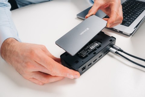 Verbatim CDS-15SSD Przewodowa USB 3.2 Gen 1 (3.1 Gen 1) Type-C Czarny, Szary Verbatim