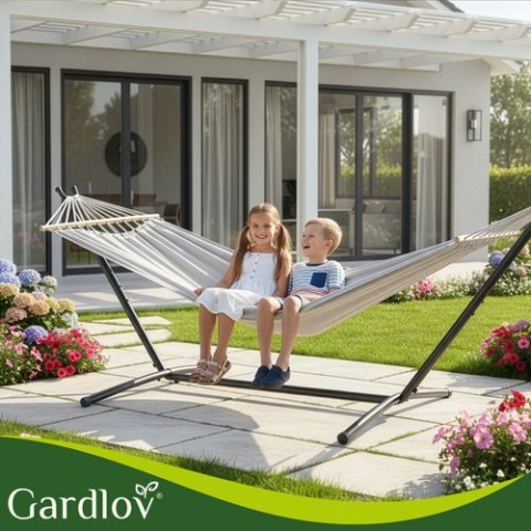 Hamak ogrodowy 200x150cm Gardlov ze stelażem 27293 ISO TRADE