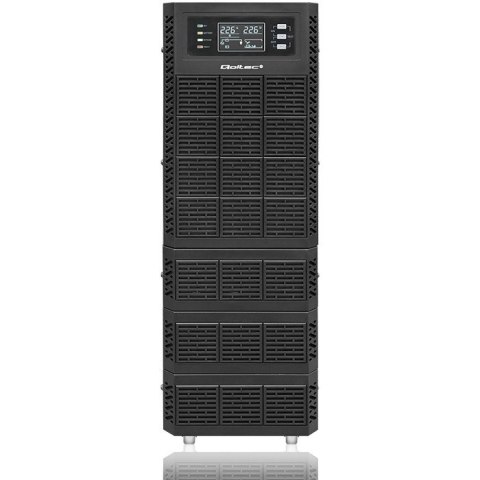 QOLTEC ZASILACZ AWARYJNY UPS 6KVA | 6000W | POWER FACTOR 1.0 | LCD | EPO | USB | ON-LINE Qoltec