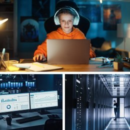 QOLTEC ZASILACZ AWARYJNY UPS ON-LINE | PURE SINE WAVE | 6KVA | 4.8KW | LCD | USB Qoltec