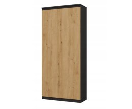 REGAŁ BIUROWY RS-80 HEMN ANTRACYT/ARTISAN KOMPLET TOP E SHOP