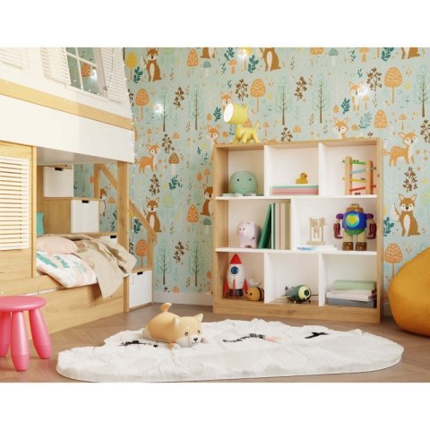 REGAŁ FIESTA 8P ARTISAN/BIEL TOP E SHOP