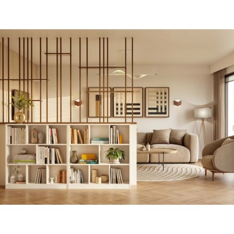 REGAŁ FIESTA 8P BIEL TOP E SHOP