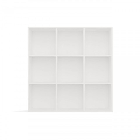 REGAŁ MALAX 3x3 H BIEL TOP E SHOP