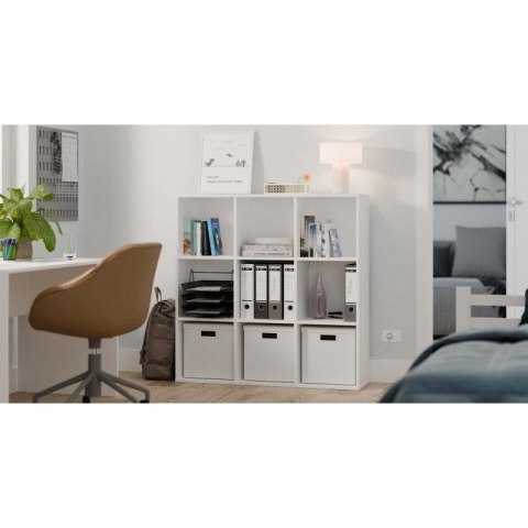 REGAŁ MALAX 3x3 H BIEL TOP E SHOP