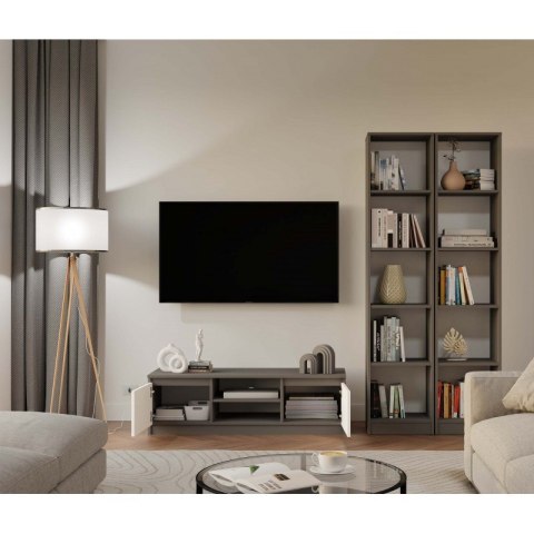 REGAŁ NA KSIĄŻKI 40 CM ANTRACYT TOP E SHOP