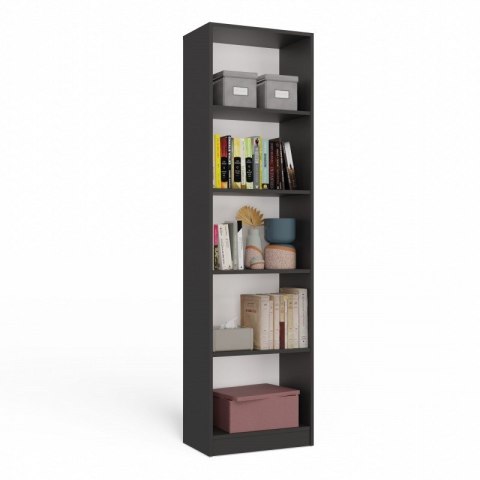 REGAŁ NA KSIĄŻKI 50 CM ANTRACYT TOP E SHOP