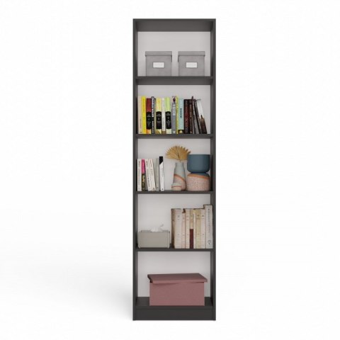 REGAŁ NA KSIĄŻKI 50 CM ANTRACYT TOP E SHOP