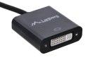 Adapter Lanberg AD-0007-BK (DisplayPort M - DVI-D F; 0,10m; kolor czarny) Lanberg