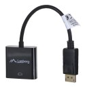Adapter Lanberg AD-0007-BK (DisplayPort M - DVI-D F; 0,10m; kolor czarny) Lanberg