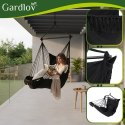 Huśtawka - fotel wiszący 210cm czarny Gardlov GARDLOV