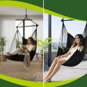 Huśtawka - fotel wiszący 210cm czarny Gardlov GARDLOV