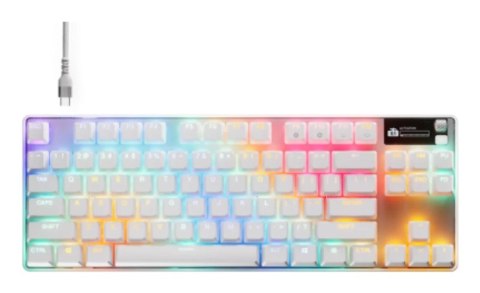 Klawiatura SteelSeries Apex Pro TKL Gen 3 White US SteelSeries