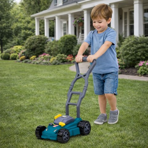 Kosiarka Ogrodowa Dla Dzieci Pchacz Światła Dźwięki Zielona LEAN TOYS