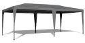 Namiot pawilon ogrodowy handlowy 3x6 m 6 ścianek szary MultiGarden MultiGarden
