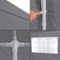 Namiot pawilon ogrodowy handlowy 3x6 m 6 ścianek szary MultiGarden MultiGarden