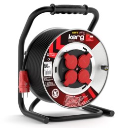Przedł.BĘBNOWY KERG 3G2.5 50M CZARNY H05RRF STANDARD guma EPR KERG