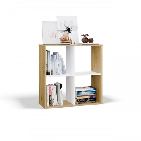 REGAŁ MALAX 2X2 ARTISAN/BIEL TOP E SHOP