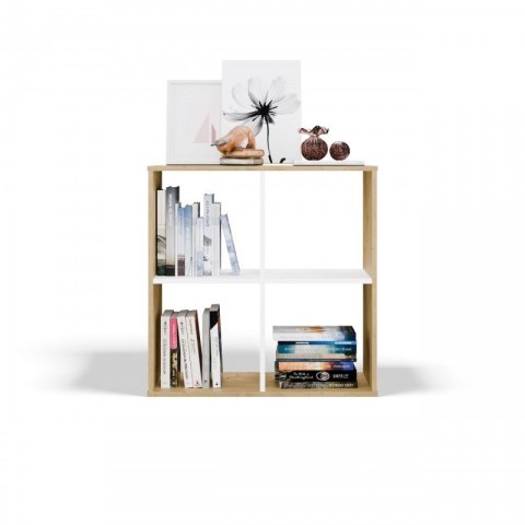 REGAŁ MALAX 2X2 ARTISAN/BIEL TOP E SHOP