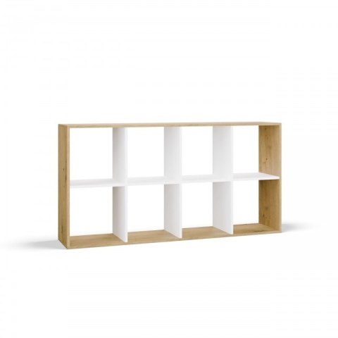 REGAŁ MALAX 2X4 ARTISAN/BIEL TOP E SHOP