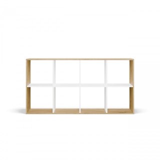 REGAŁ MALAX 2X4 ARTISAN/BIEL TOP E SHOP