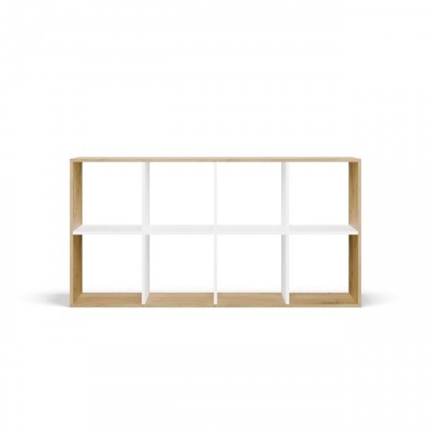 REGAŁ MALAX 2X4 ARTISAN/BIEL TOP E SHOP
