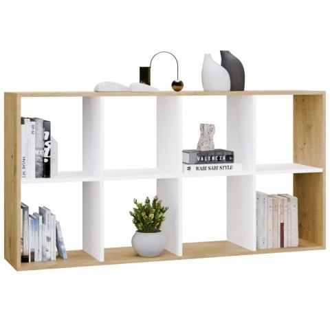 REGAŁ MALAX 2X4 ARTISAN/BIEL TOP E SHOP