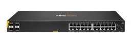 Aruba 6000 24G Class4 PoE 4SFP 370W Zarządzany L3 Gigabit Ethernet (10/100/1000) Obsługa PoE 1U Hewlett-Packard
