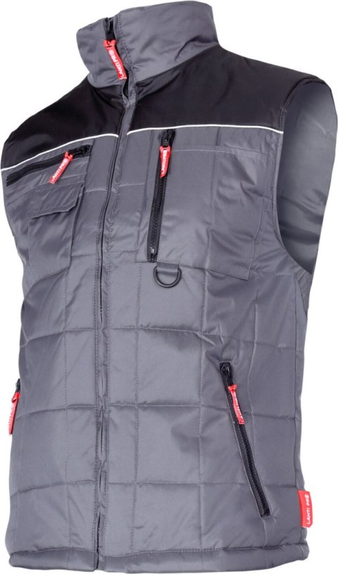 Bezrękawnik ocieplany, szaro-czarny, "3xl", ce, lahti Lahti Pro