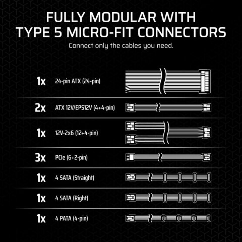 *CORSAIR SF Series SF850 80 PLUS Platinum SFX Corsair