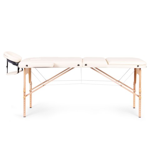 Drewniany stół do masażu i rehabilitacji 3-segmentowy składany w walizkę + torba ModernHome ModernHome