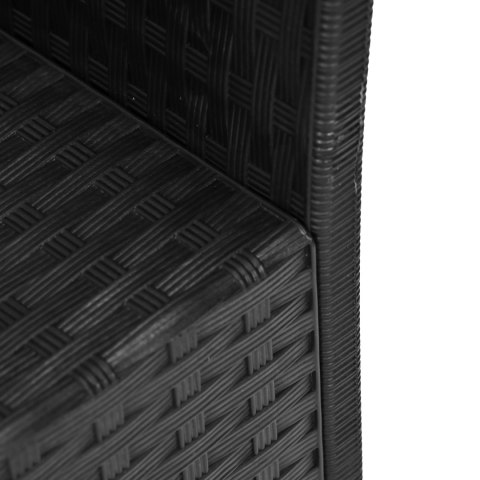 Fotel ogrodowy z poduszką krzesło na balkon taras ogród czarny MultiGarden MultiGarden