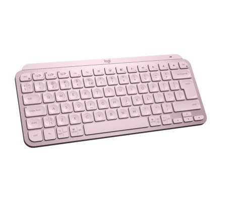 Logitech MX Keys Mini klawiatura RF Wireless + Bluetooth QWERTY Angielski Różowy Logitech