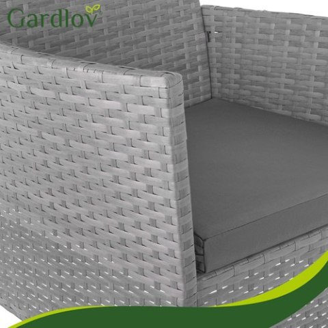 Meble ogrodowe rattanowe antracyt Gardlov 26907 GARDLOV