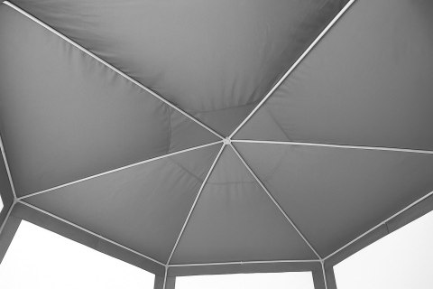 Namiot pawilon ogrodowy handlowy 2x2x2 m z oknami szary MultiGarden MultiGarden