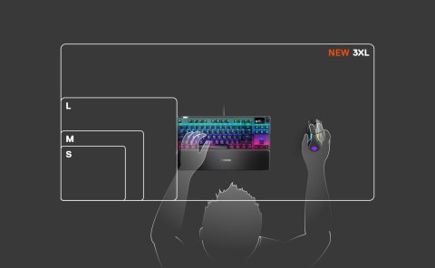 Podkładka gamingowa SteelSeries QcK 3XL Black SteelSeries
