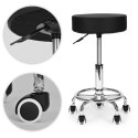 Stołek obrotowy taboret kosmetyczny medyczny fotel regulowany czarny ModernHome ModernHome